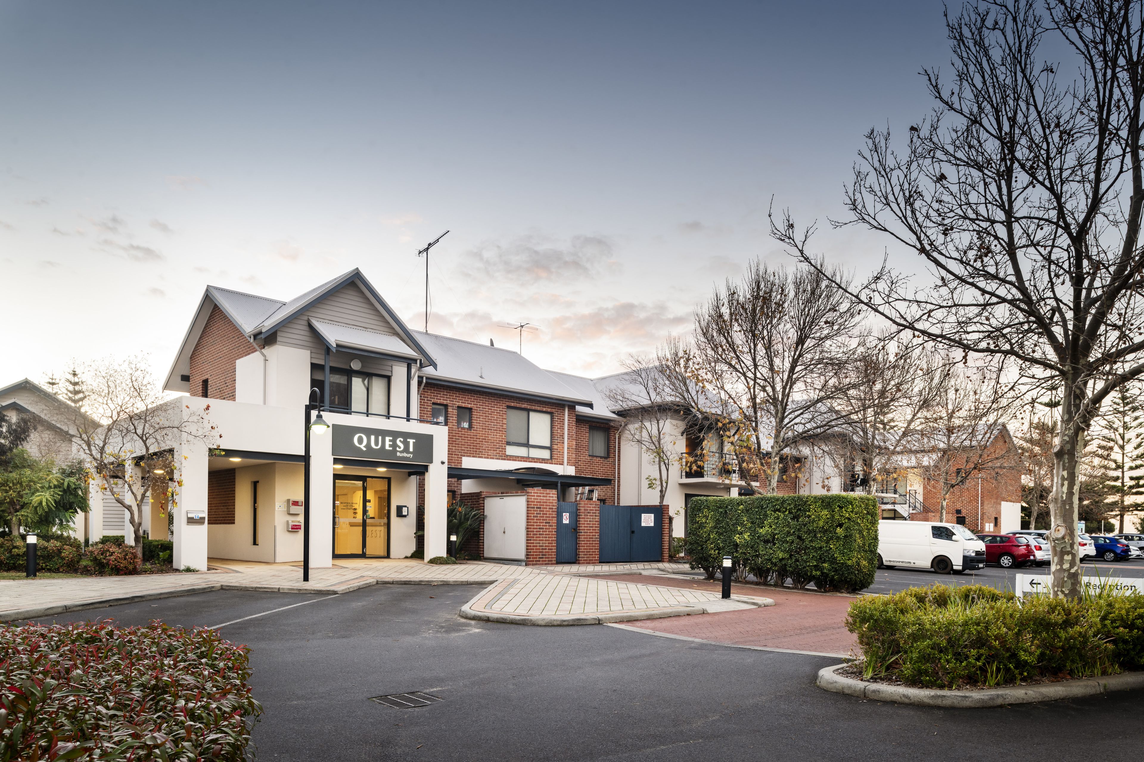 Façade de l’hébergement