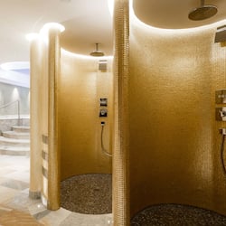 Sauna, hot tub, steam room, body treatments, hot stone massages, facials