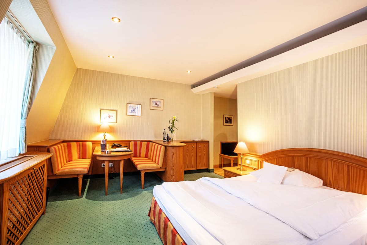 Double Room | 1 bilik tidur, peralatan tempat tidur hipoalergenik, bar mini