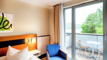 Deluxe-Zimmer, Balkon, Seeblick | Ausblick vom Zimmer