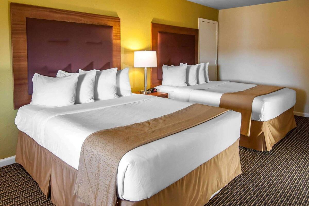 Blackout curtains, iron/ironing board, free WiFi, bed sheets