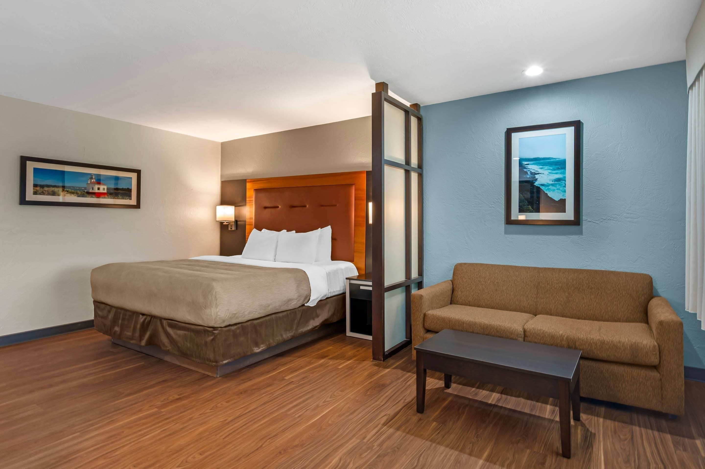 Suite, 1 kingsize bed, niet-roken | Verduisterende gordijnen, een strijkplank/strijkijzer, gratis wifi