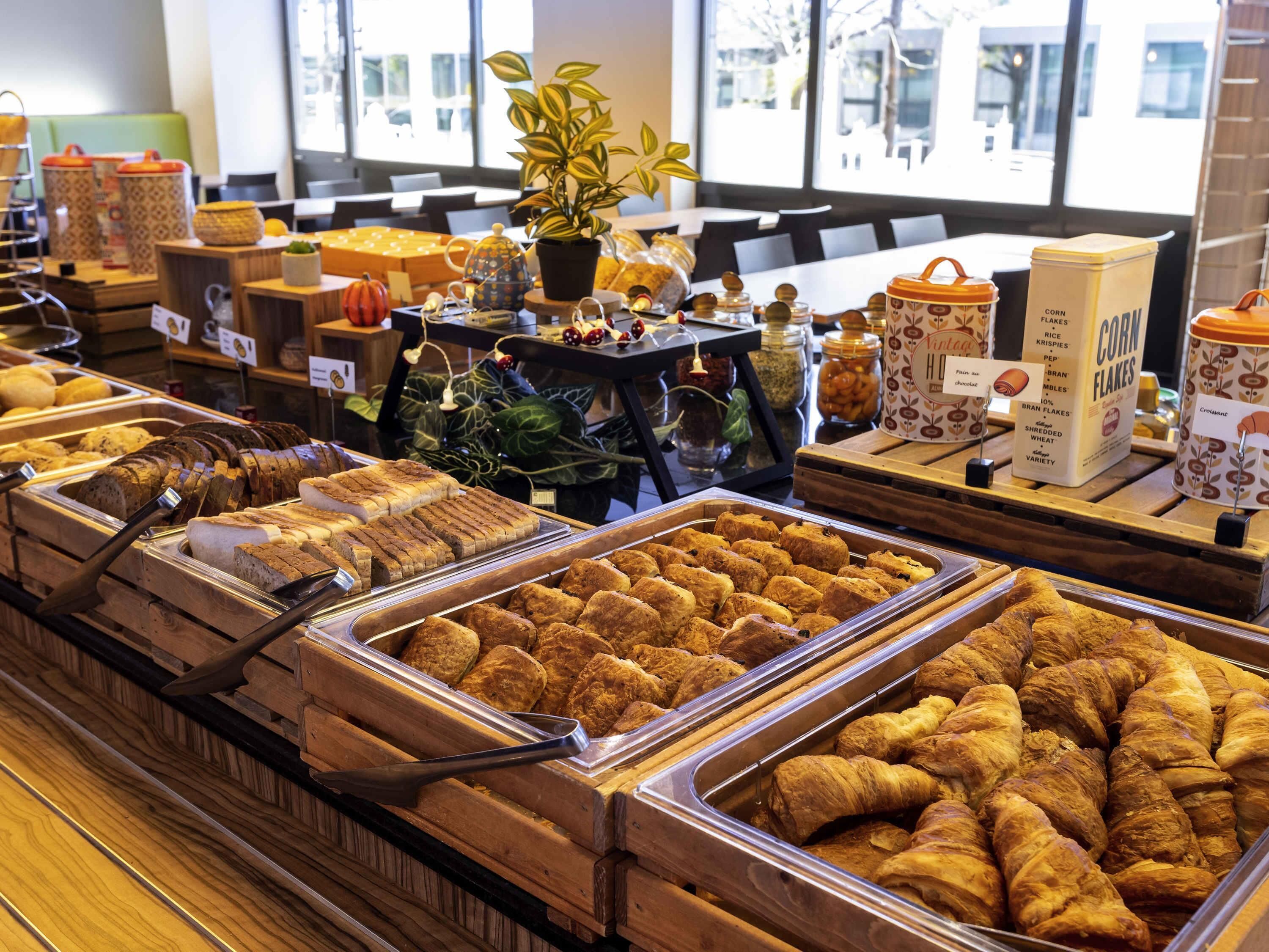 Petit déjeuner à emporter servi tous les jours en supplément