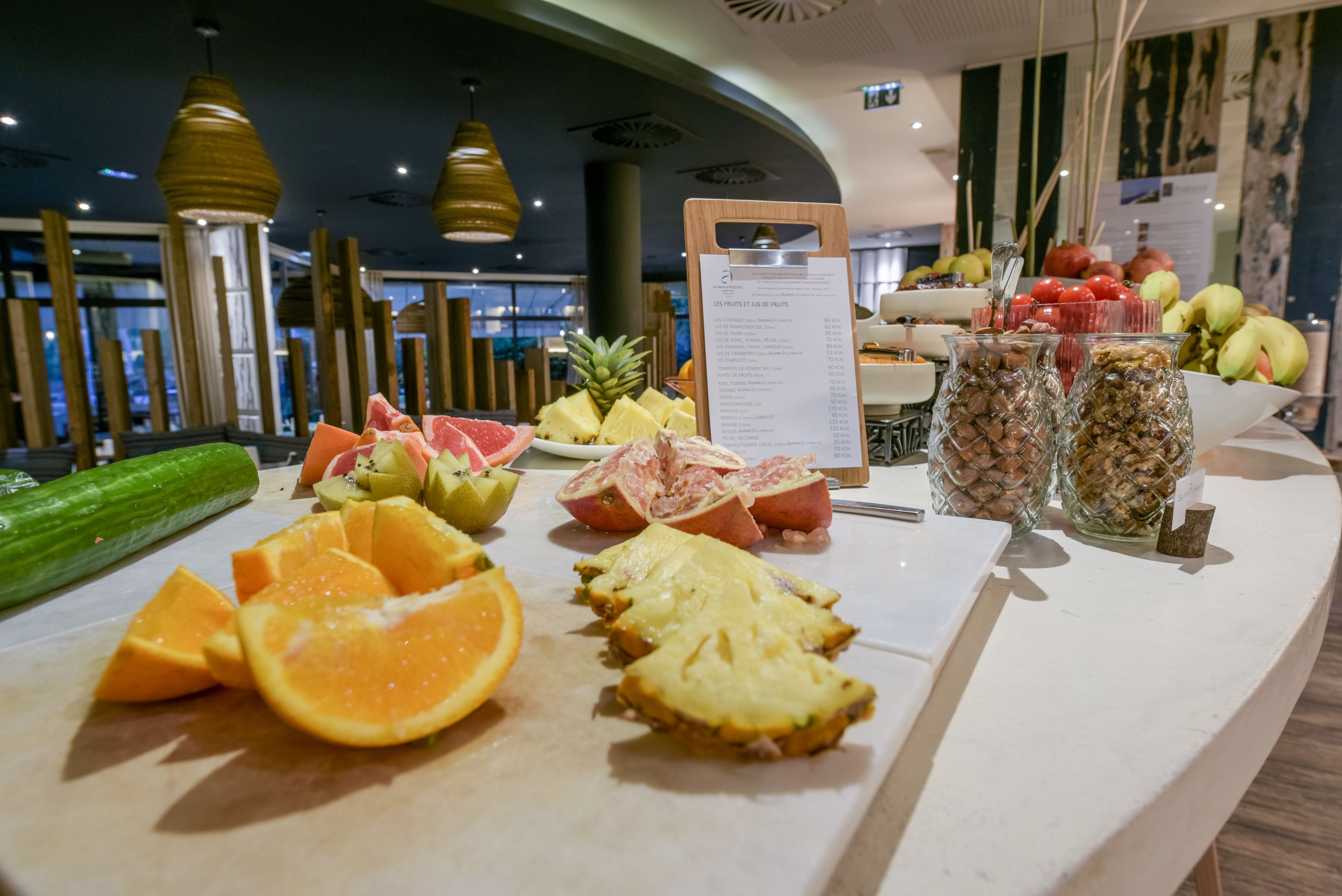 daily buffet breakfast (eur 23 per person)