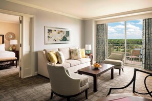 Suite, 1 Bedroom | Premium bedding, down comforters, minibar, in-room safe - The Ritz-Carlton Naples, Tiburón (Naples)