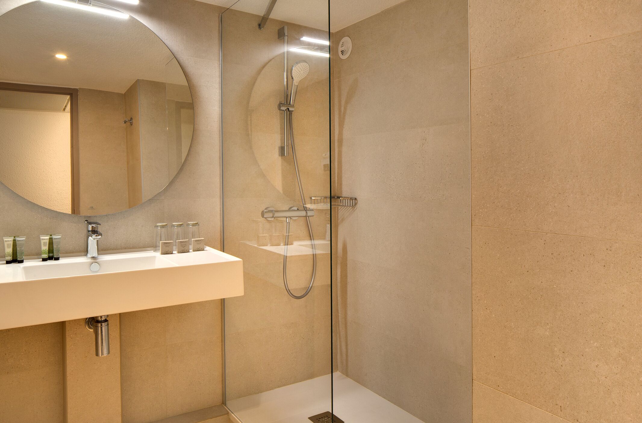 free toiletries, hair dryer, bidet, towels