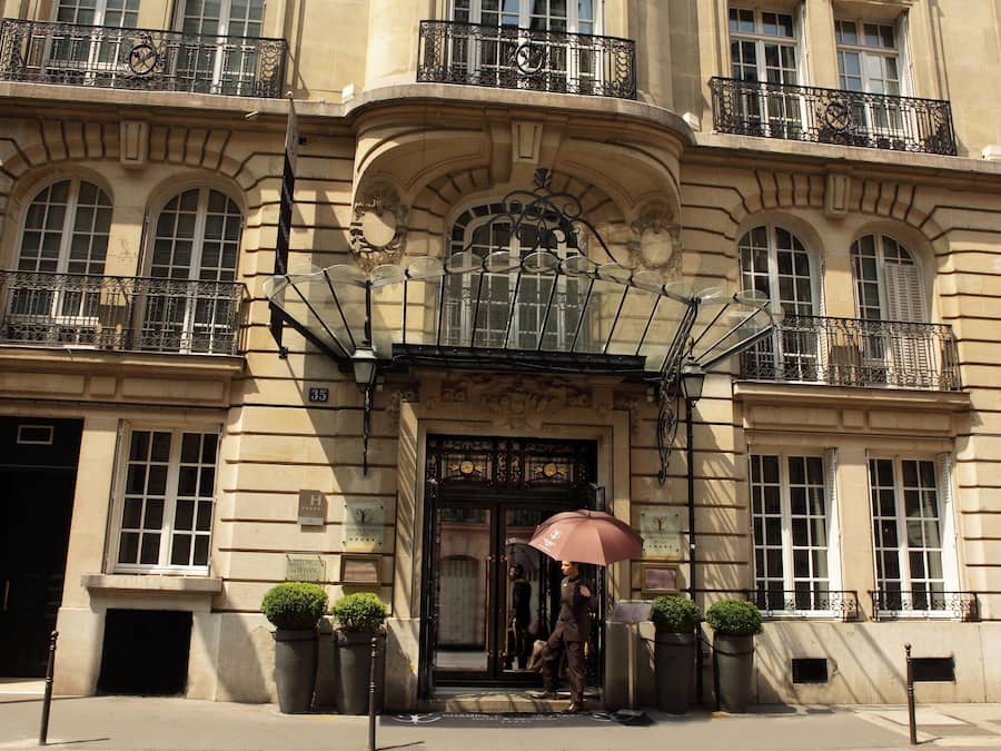 Façade de l’hébergement