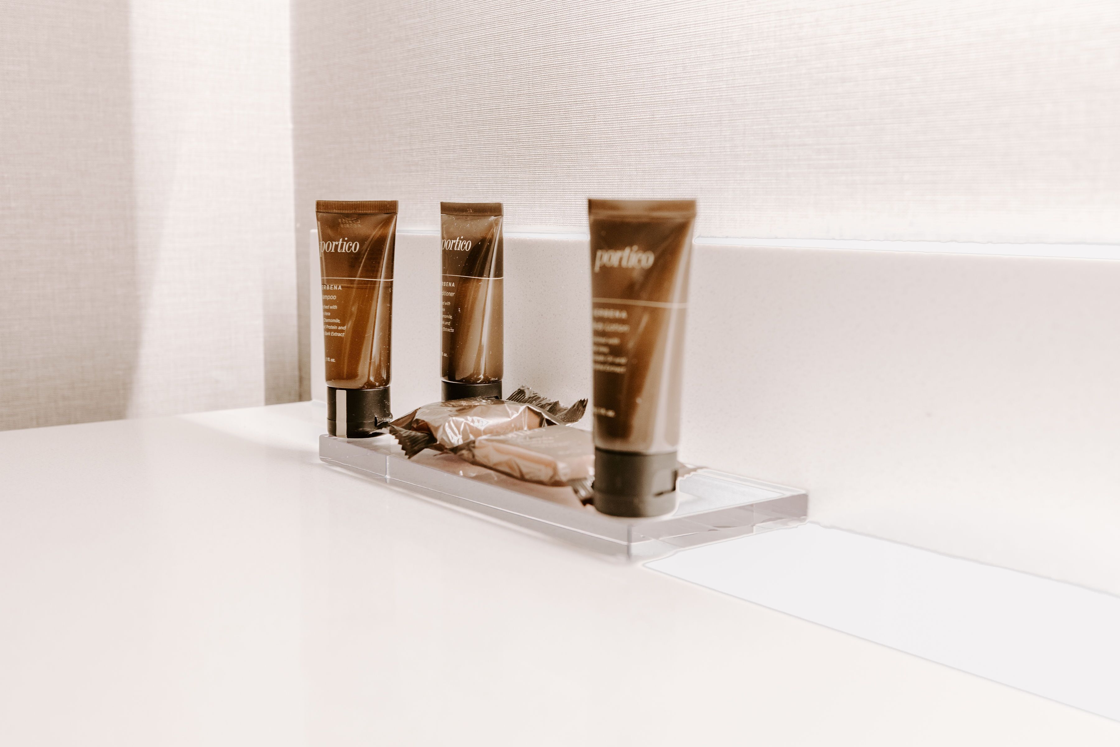 shower, eco-friendly toiletries, hair dryer, towels