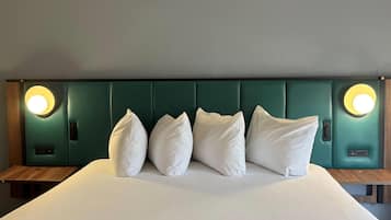 Premium bedding, in-room safe, desk, soundproofing