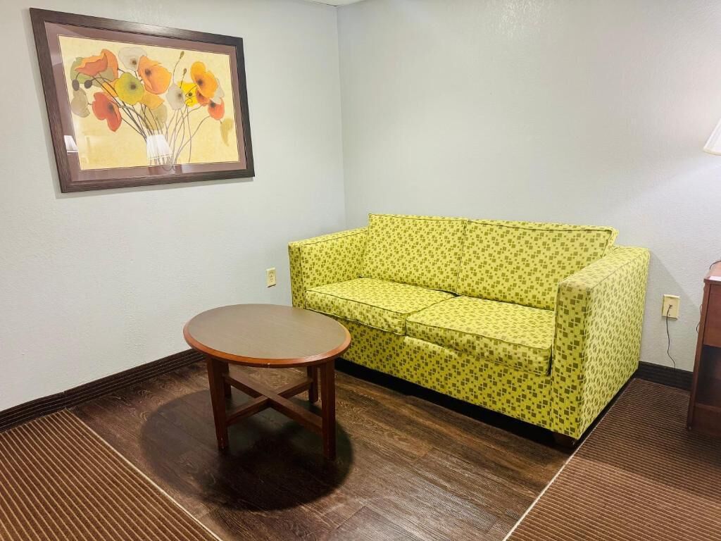 room, 1 king bed with sofa bed, non smoking | hypo-allergenic bedding, desk, laptop workspace, blackout curtains