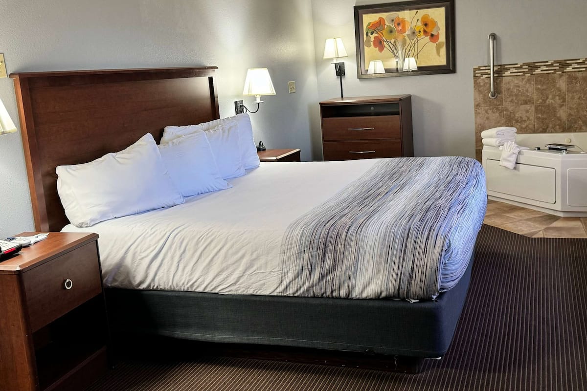 Zimmer, 1 Schlafzimmer, Nichtraucher (1 King Bed) | Allergikerbettwaren, Schreibtisch, laptopgeeigneter Arbeitsplatz