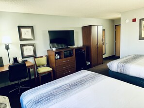 Room, 2 Queen Beds, Non Smoking | Hypo-allergenic bedding, desk, laptop workspace, blackout drapes