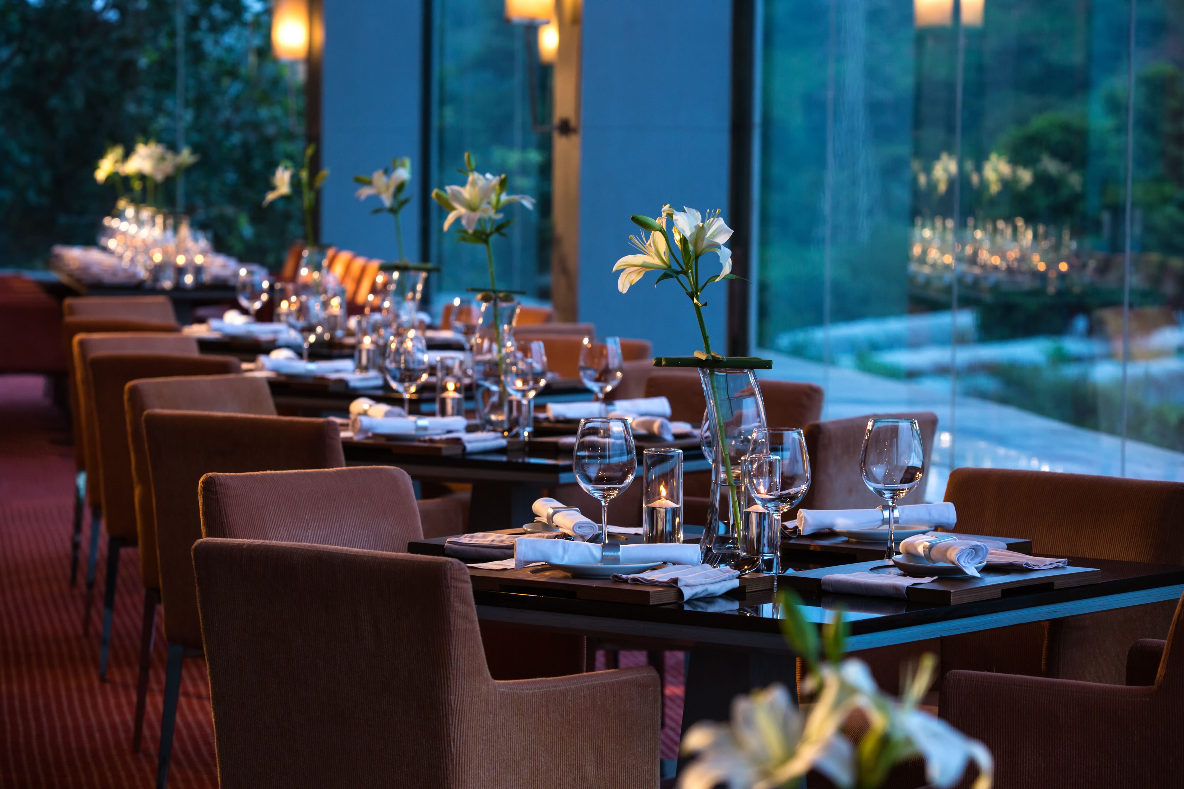 5 nhà hàng, phục vụ bữa sáng, bữa trưa, món ăn mang phong cách quốc tế 