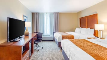 1 kamar tidur, meja kerja, dan ruang kerja ramah laptop