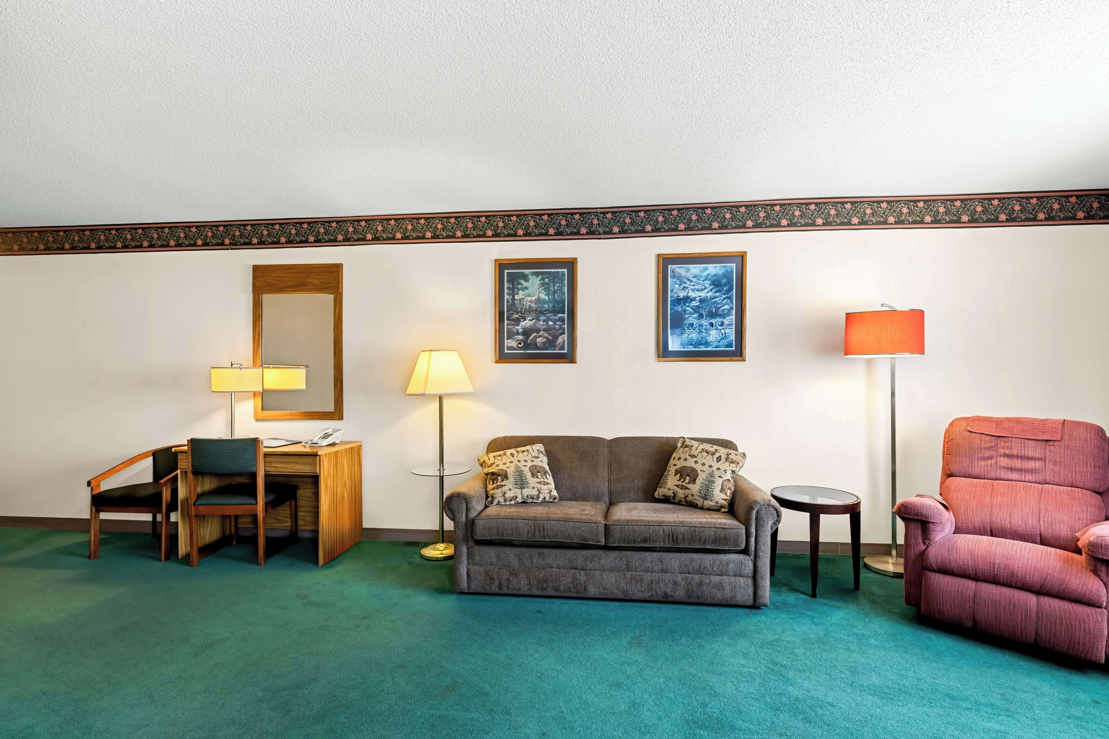 in-room safe, desk, blackout curtains, iron/ironing board