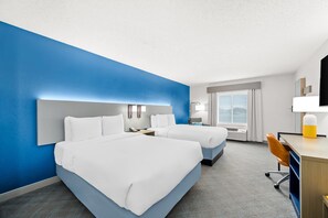 Chambre Double, 2 lits doubles, non-fumeurs | Bureau, rideaux occultants, chambres insonorisées