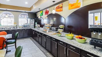Free buffet breakfast