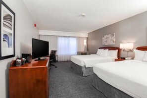 Premium bedding, desk, laptop workspace, iron/ironing board - City Express by Marriott Houston Intercontinental Airport (Houston)