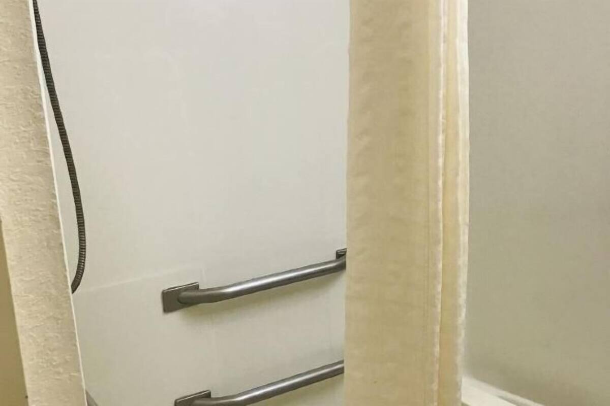 Free toiletries, hair dryer, towels