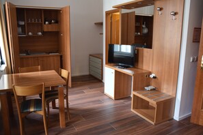 Minibar, in-room safe, desk, cots/infant beds