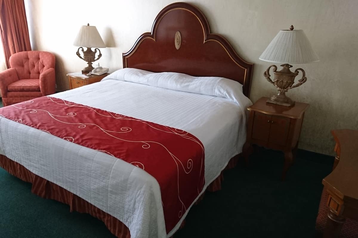 Habitación estándar, 1 cama King size | Tabla de planchar con plancha y wifi gratis