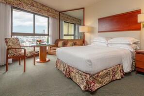 Premium bedding, minibar, in-room safe, desk