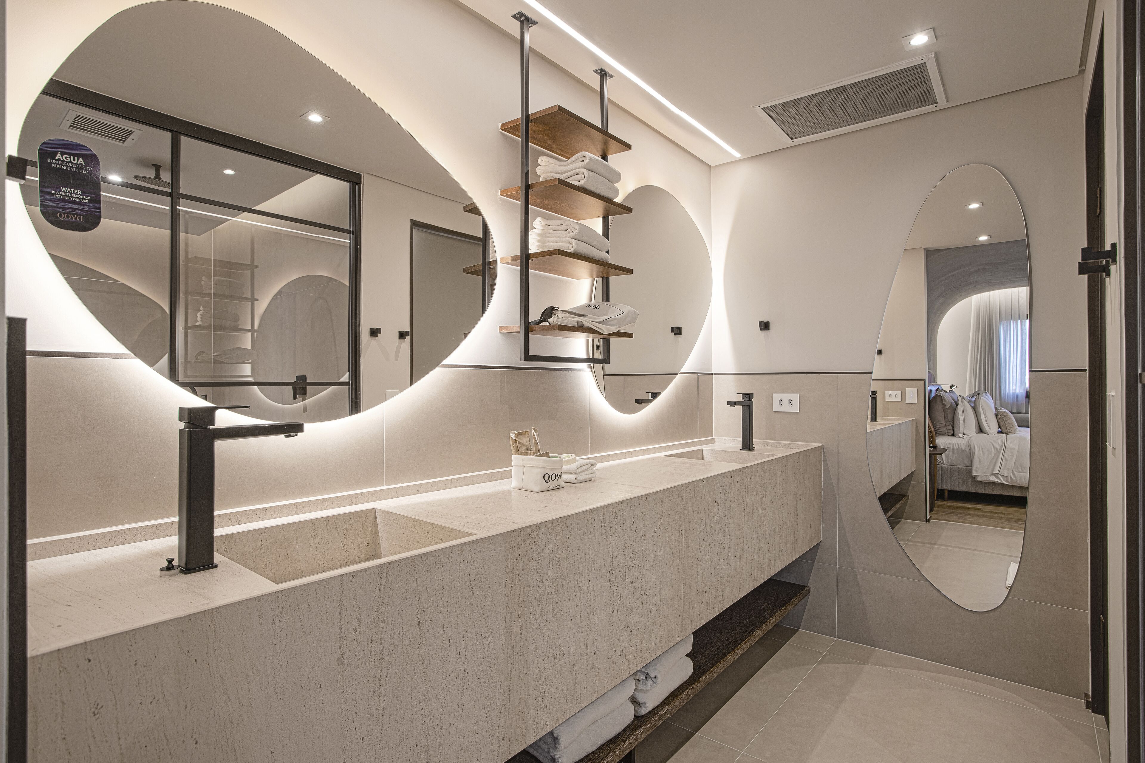 design suite | bathroom | free toiletries, hair dryer, bathrobes, slippers