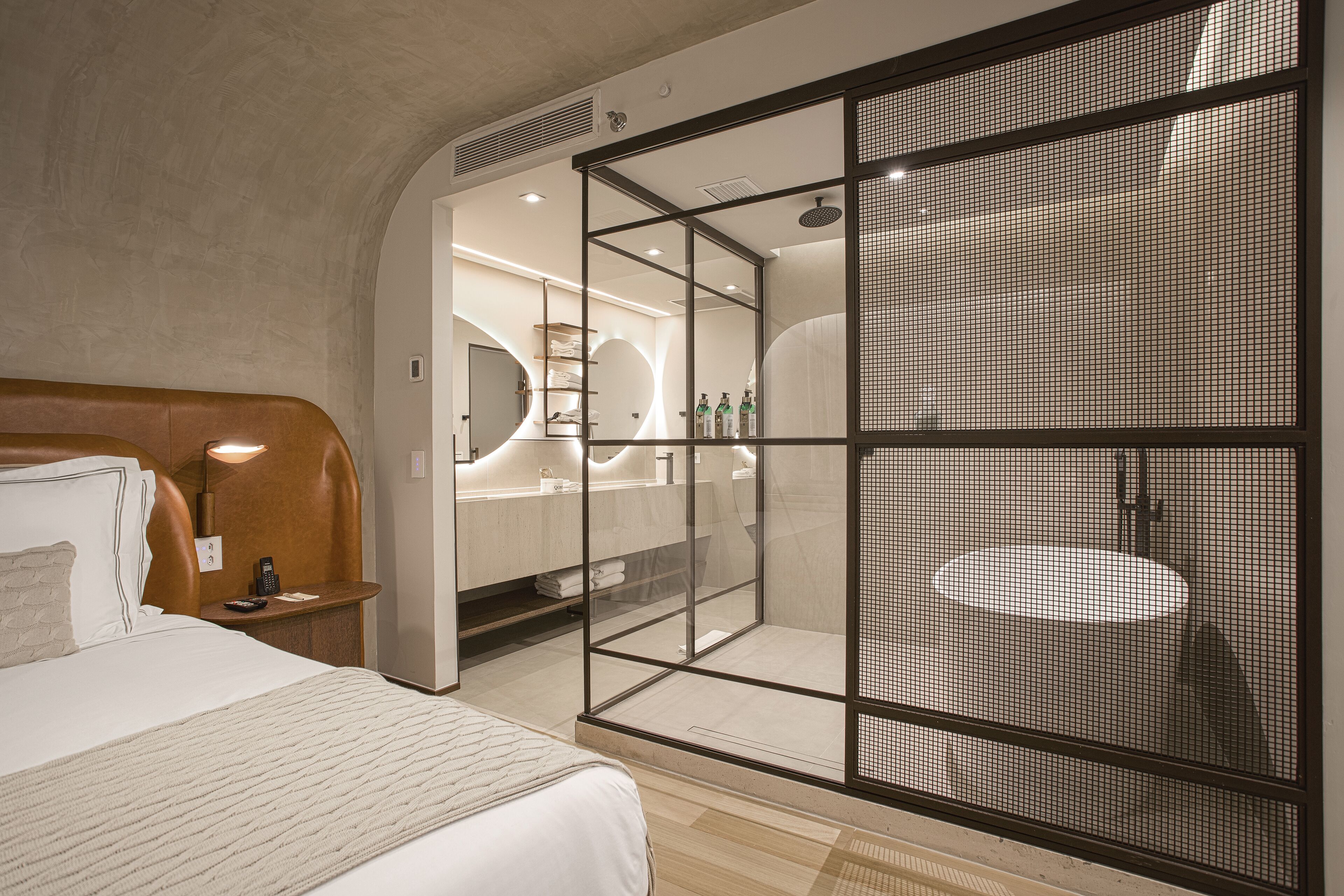 design suite | bathroom | free toiletries, hair dryer, bathrobes, slippers