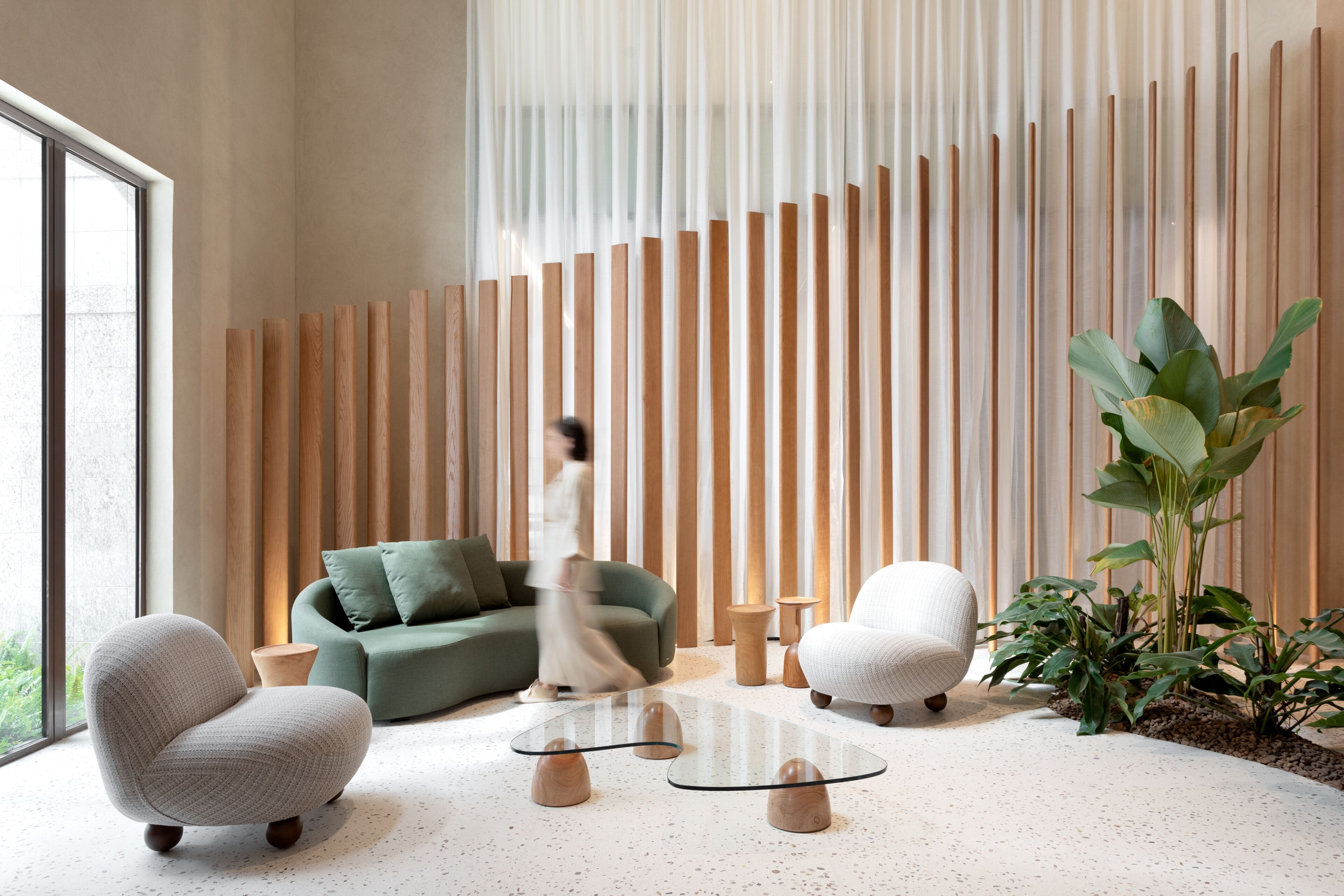 Khu tiếp khách ở sảnh