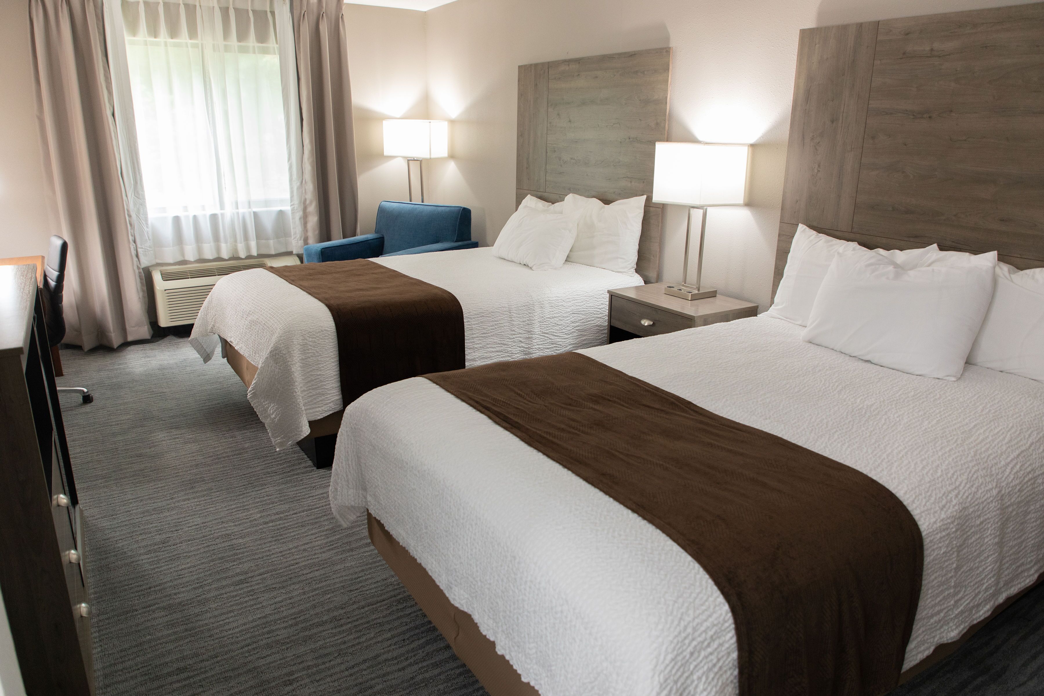 Standard Room, 2 Double Beds | Desk, laptop workspace, iron/ironing board, free WiFi