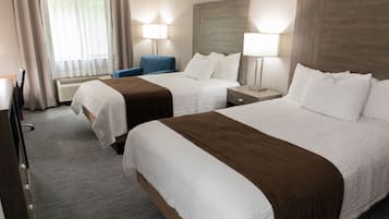 Standard Room, 2 Double Beds | Desk, laptop workspace, iron/ironing board, free WiFi