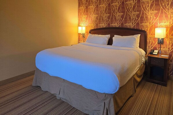 In-room safe, desk, laptop workspace, soundproofing