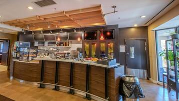 Free daily buffet breakfast