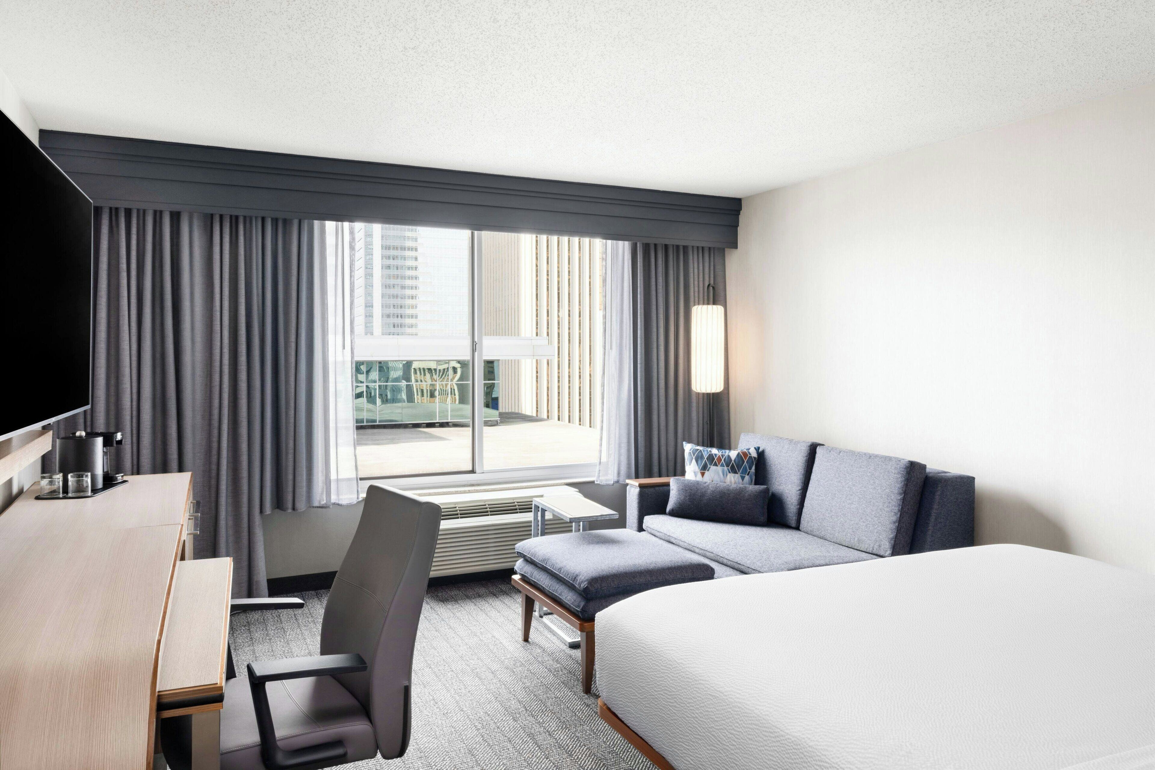 room, 1 king bed with sofa bed, non smoking | desk, blackout curtains, iron/ironing board, free cots/infant beds