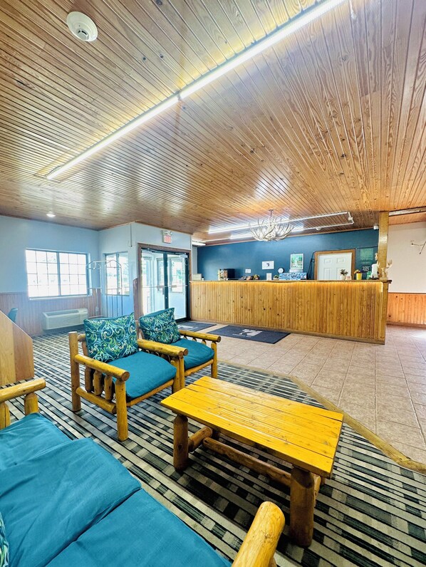Outdoor banquet area