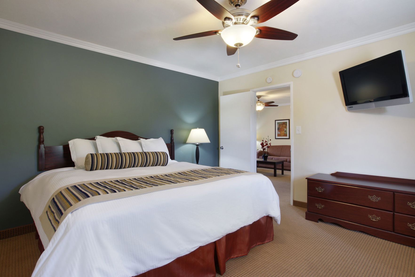 Premium bedding, pillow-top beds, in-room safe, blackout curtains