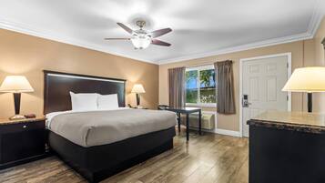 Premium bedding, pillowtop beds, in-room safe, blackout drapes