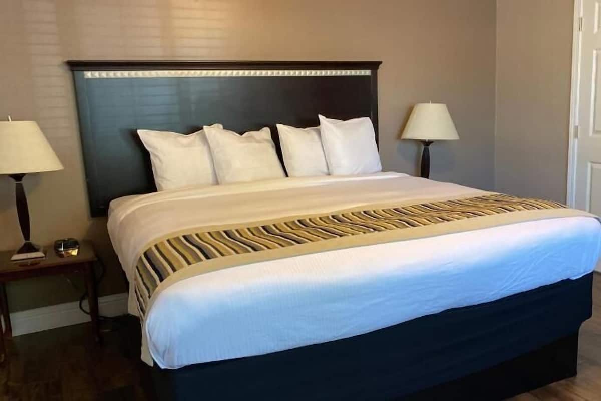 Premium bedding, pillow-top beds, in-room safe, blackout curtains