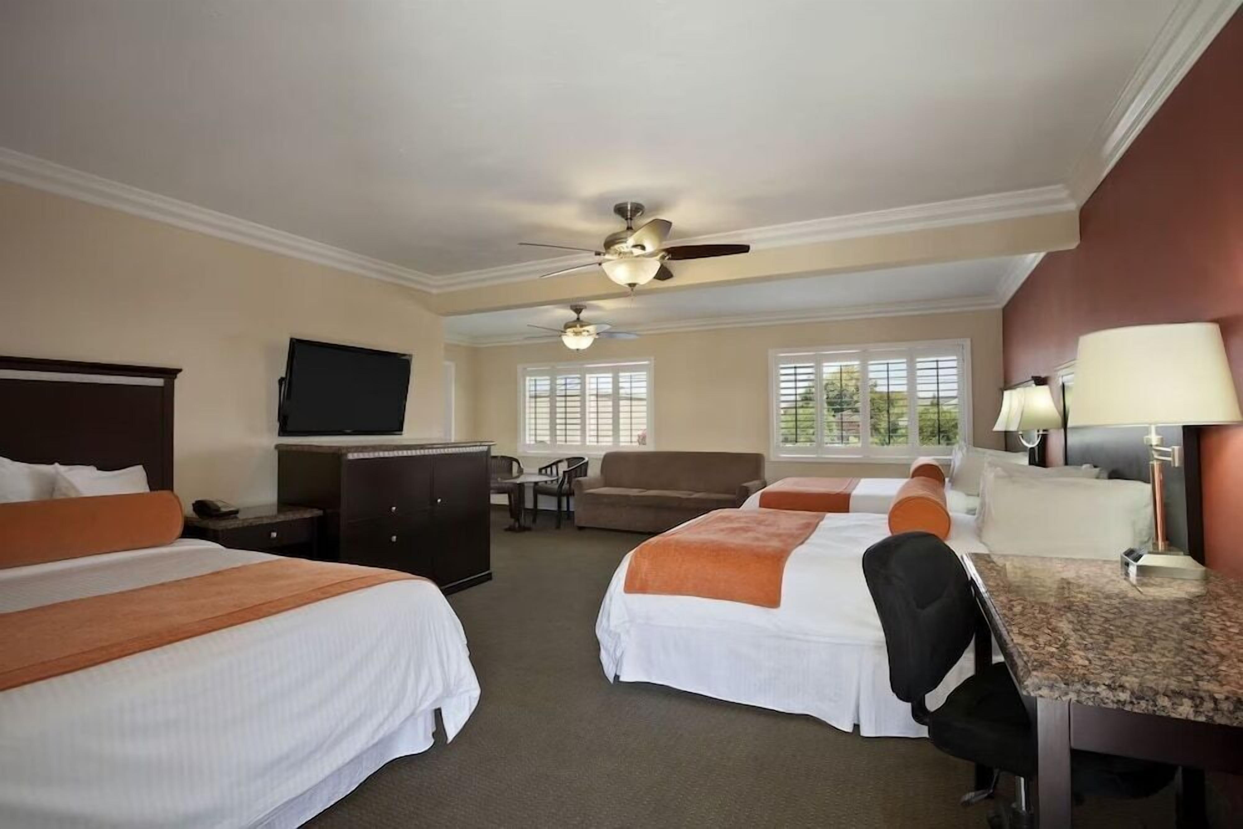 Premium bedding, pillow-top beds, in-room safe, blackout curtains