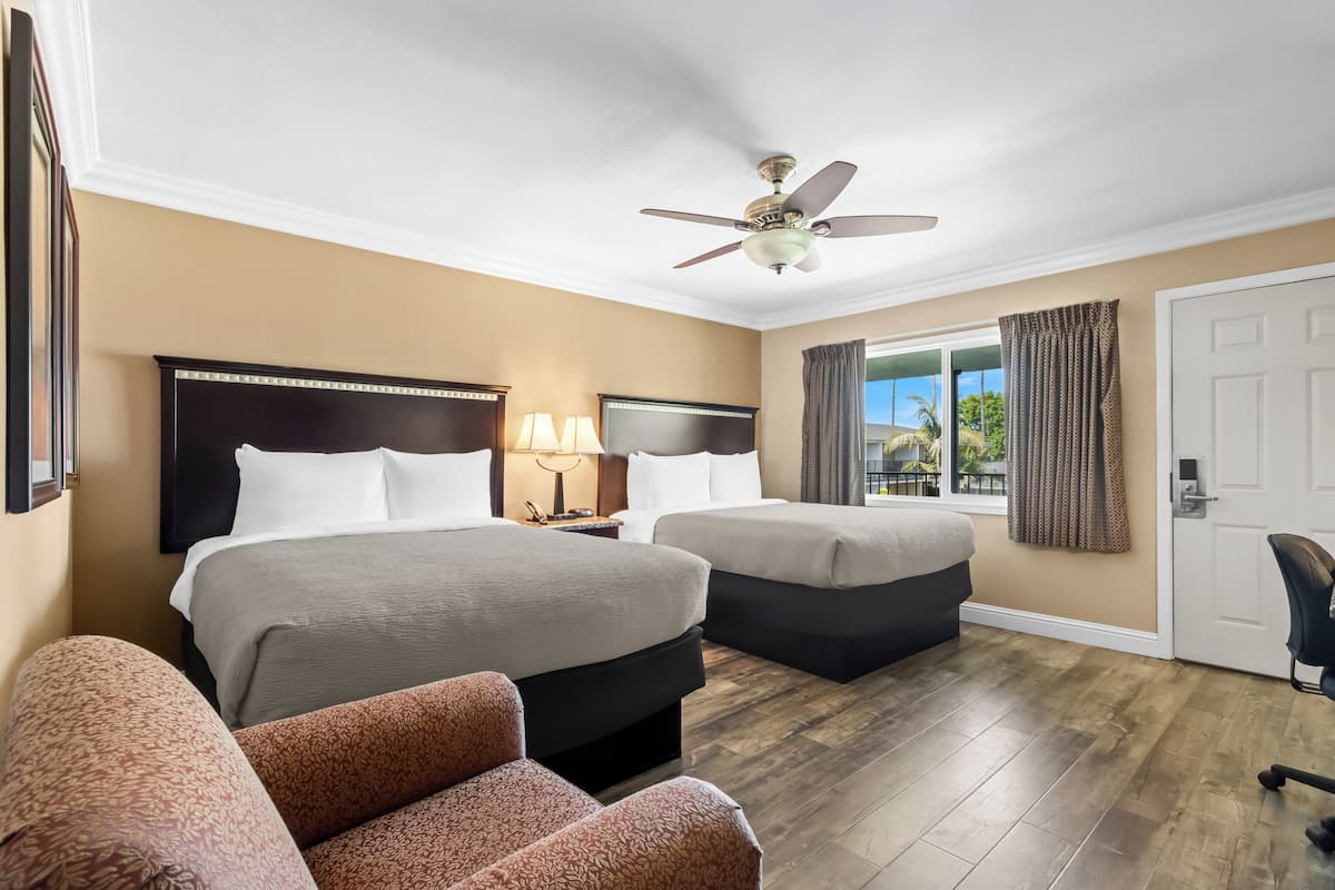 Standard Room, 2 Queen Beds, Non Smoking | Premium bedding, pillowtop beds, in-room safe, blackout drapes