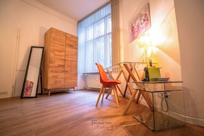 Deluxe Double Room, Courtyard View | Premium bedding, in-room safe, individually decorated