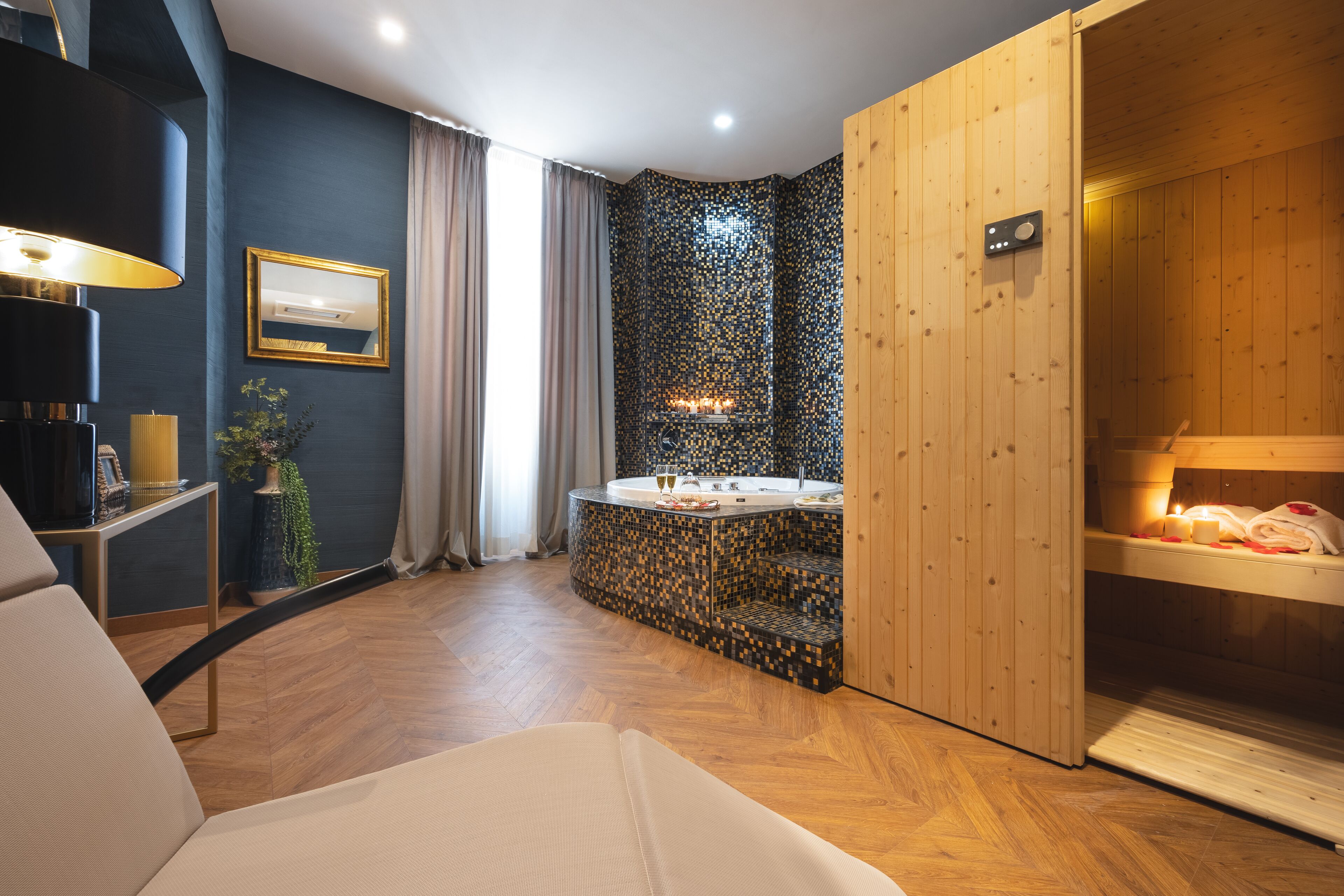 executive spa idromassaggio e sauna | 1 bedroom, minibar, in-room safe, desk