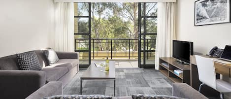 Een 43-inch televisie met digitale zenders