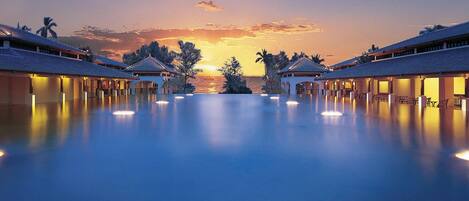 Vue depuis lâhĂ©bergement