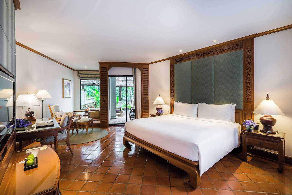 Room, 1 King Bed, Terrace, Ground Floor | Premium bedding, minibar, in-room safe, desk