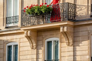 Façade de l’hébergement