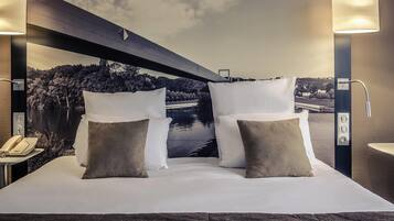 In-room safe, blackout curtains, soundproofing, free cots/infant beds