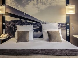 In-room safe, blackout drapes, soundproofing, free cribs/infant beds