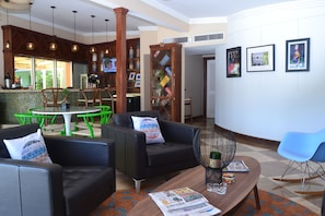 Lobby sitting area