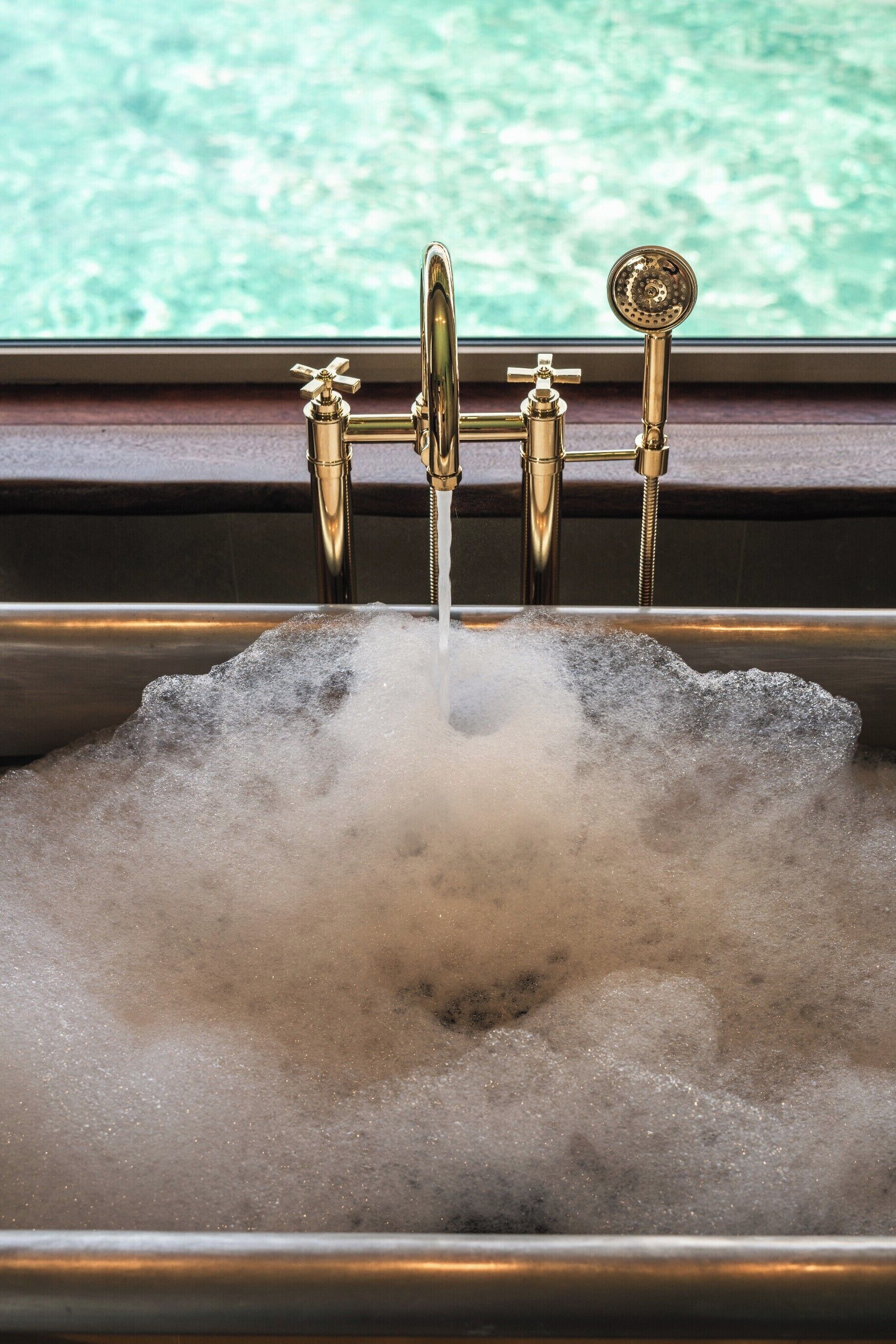 suite, overwater | bathroom | eco-friendly toiletries, hair dryer, bathrobes, slippers